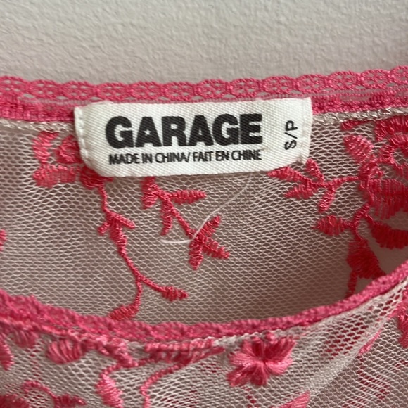 Embroidery mesh tank - Picture 2 of 4